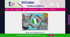 Desktop Screenshot of italiantranslation-teaching.com